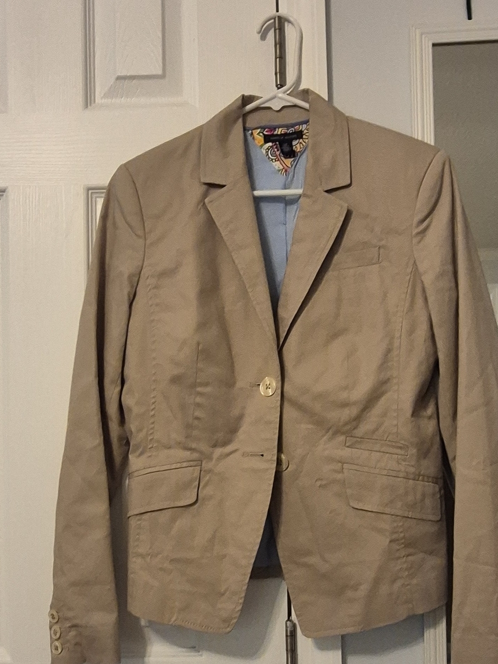 Tommy Hilfiger Beige Tailored Blazer